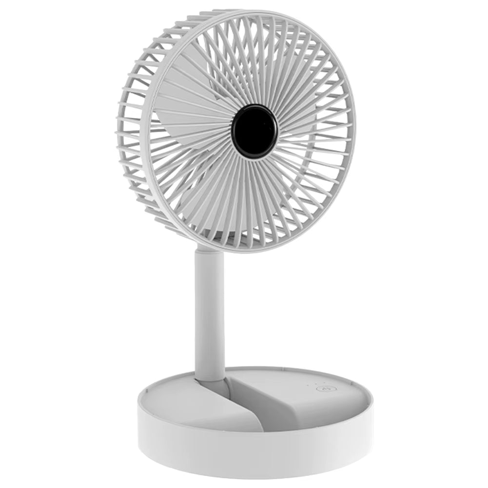 Desktop Foldable Fan 2000Mah Portable Household USB Rechargeable 3Speed Mute Fan Electric Adjustable Air Conditioner Cooling Fan